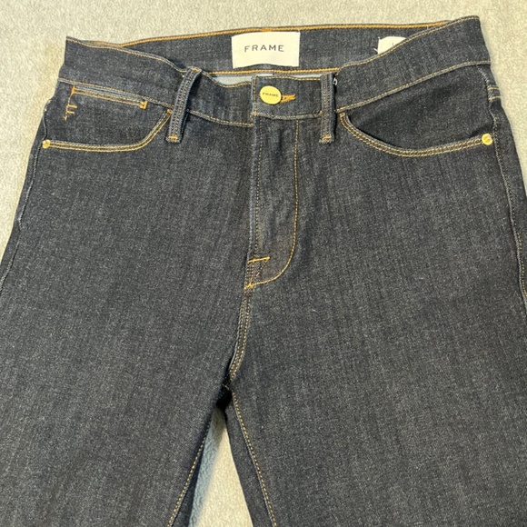 Frame Le High Skinny Jeans Size 26 Stretch Basic Minimalist Preppy Capsule - Picture 6 of 12